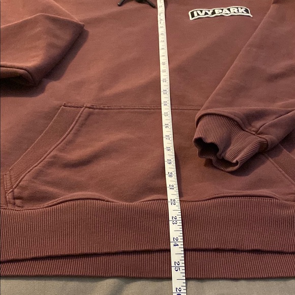 Ivy Park Women's Burgundy Hoodie Sweatshirt - Picture 5 of 12